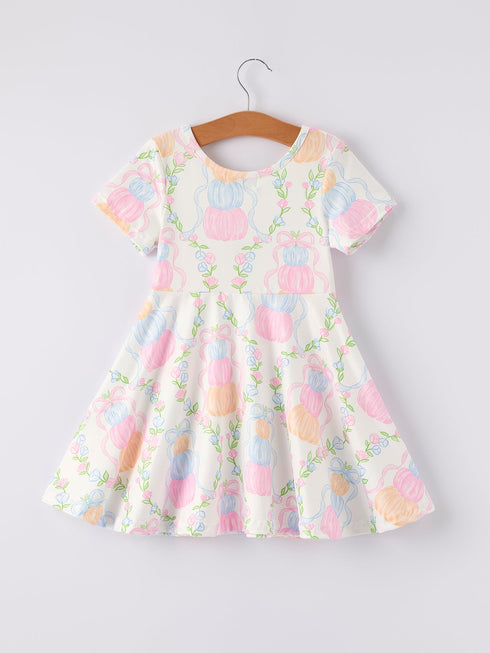 halloween-pumpkin-bow-print-girls-dress Rylee-Faith-Designs-Sophia's Style-2